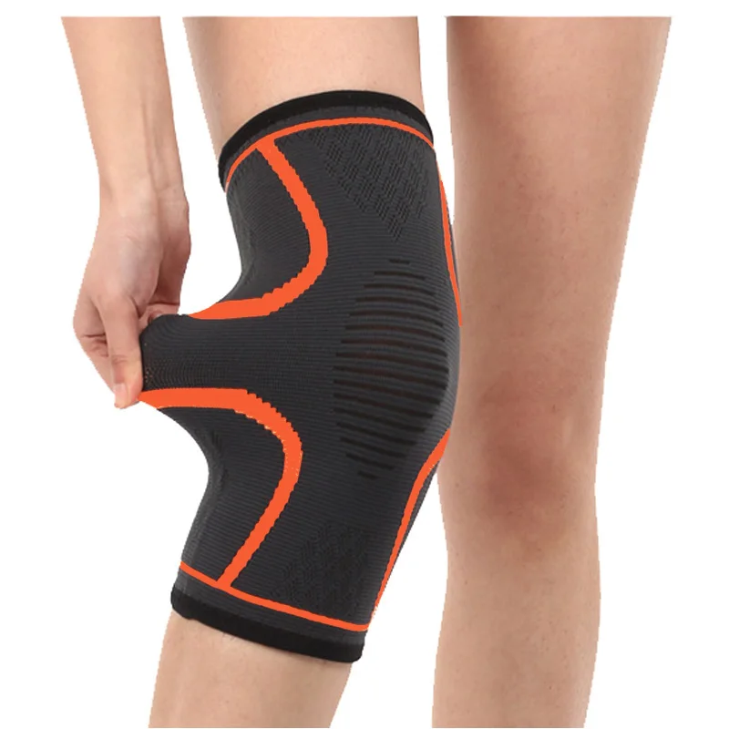 

1Pcs Fitness Basketball Volleyball Cycling Knee Pad Support Protect Breathable Safety Sleeve Nylon Sport Braces Elastic Compress