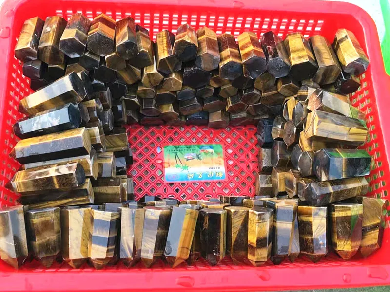 

1000g Natural flash Tiger's eye quartz crystal wand POINT HEALING
