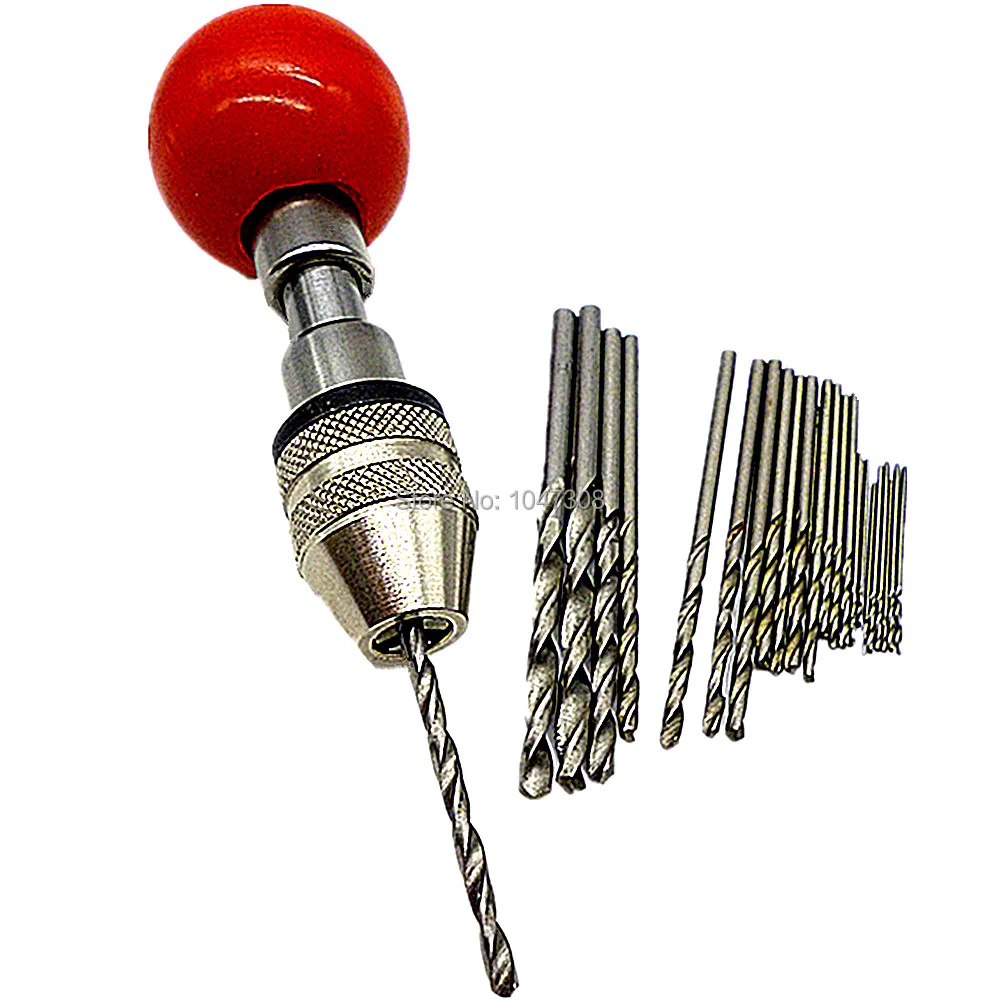 25pcs 0.5mm 3mm Micro Small HSS Twist Drills Bit Set Craft Hobby
