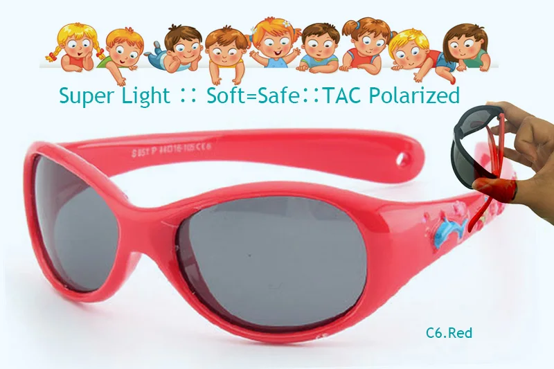 IVSTA для детей 0-3 лет, детские солнцезащитные очки маленькие детские солнцезащитные очки для девочек без петель Небьющийся резиновые TR90 Силиконовое рамка военные поляризационные линзы UV400