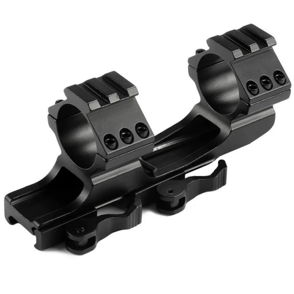 

25.4mm /30mm Quick Release Cantilever Weaver Forward Reach Dual Ring Rifle Scope Mount