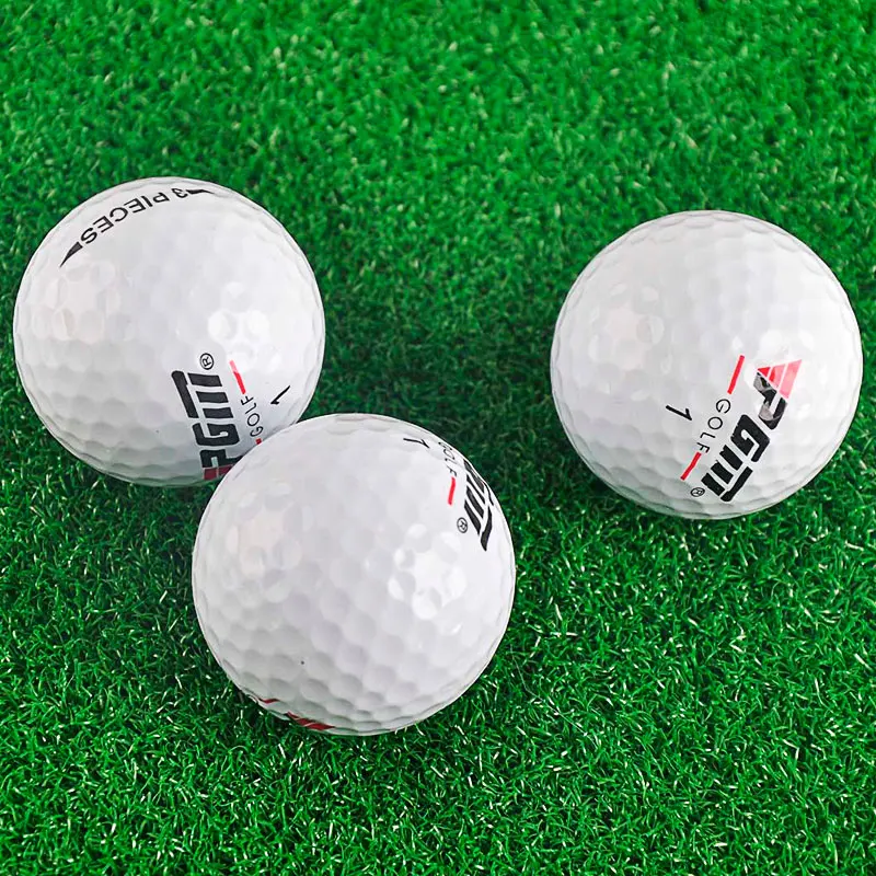 

White Golf Balls Rubber Sport Game Outdoor Training Match Competition Exquisite Training Aids 42.6mm Diameter Three-layer Ball