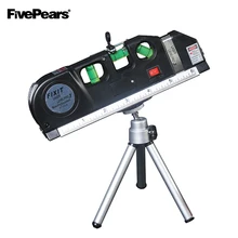 Fivepears Laser Level Horizon Vertical Measure 8FT Aligner Standard and Metric Ruler Multipurpose Measure Level Laser Fivepears Laser Level Horizon Vertical Measure 8FT Aligner Standard and Metric Ruler Multipurpose Measure Level Laser