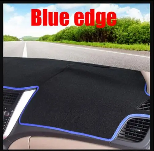 Крышка приборной панели автомобиля коврик для Nissan старый SYLPHY 2007 до 2011 правым dashmatt pad dash чехлы авто аксессуары для приборной панели - Название цвета: Синий