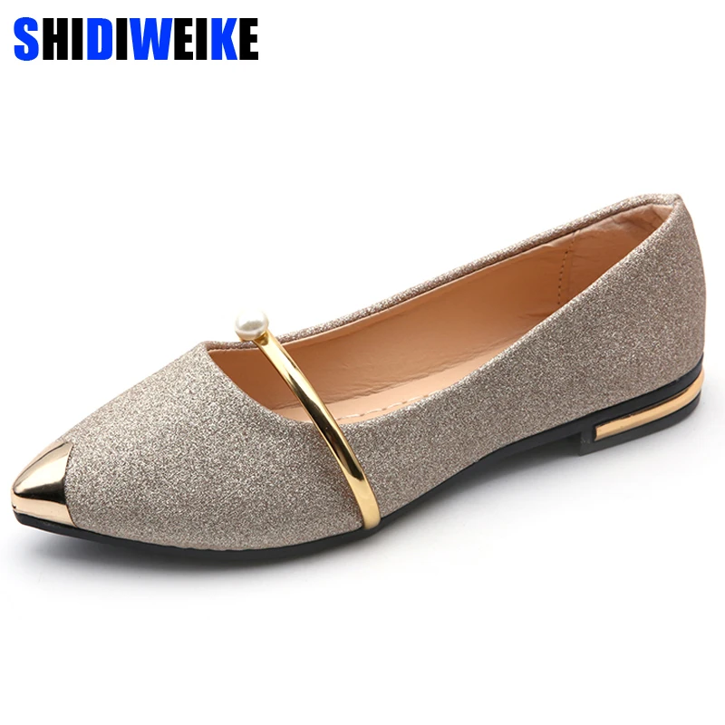 

Brand 2019 Spring Autumn New Ladies Flat Shoes Casual Women Shoes Comfortable Pointed Toe Flat Shoes m989
