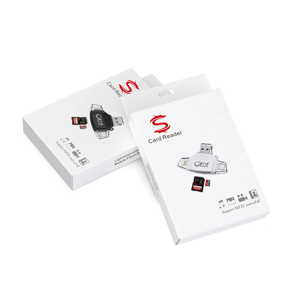 Kawau устройство для чтения карт памяти Micro SD USB TF карта sd адаптер iPhone 8 7 PLUS 5 5S 6S