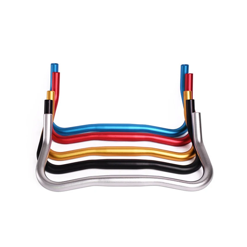 Anodized Colors Aluminium TT Bar 25.4mm Bullhorn Handlebars Fixed Gear
