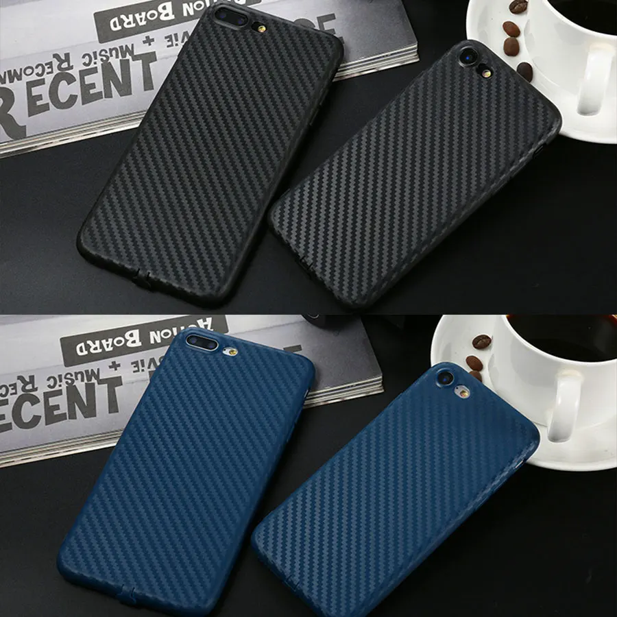 

i6/i7 Plus Business Silicone TPU Case For Iphone 6 6S / 7 Plus 5 5S Case Soft Back Cover Dual Layer Tire Defender Anti-Skid Capa