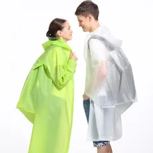 FREESMILY походный рюкзак модный плащ для взрослых Мужской и Женский персональный портативный водонепроницаемый прозрачный пончо