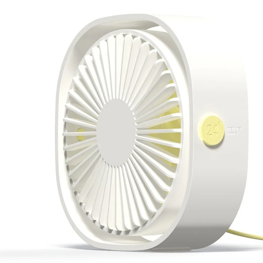 

360 Degreen Rotation USB Desk Fan Electric Desktop Computer Fan Desktop Cooling Fan Cooler Plastic Air Conditioning