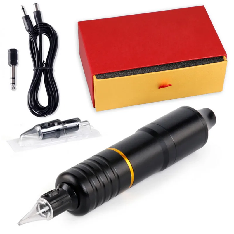 

Pro Permanent Makeup Eyebrow Tattoo Pen Hybrid Rotary Tattoo Machine Pen 10W Motor Needle Cartridges For Body Art