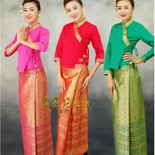 Тайская униформа для ресторана и отеля, женский костюм для сауны, униформа официанта в тайском стиле