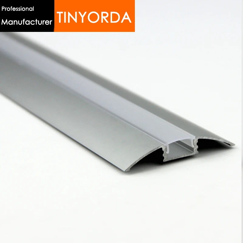 

Tinyorda 100Pcs (1M Length) Led Alu Profile Led Channel Profil for 12mm LED Strip Light [Professional Manufacturer]TAP5208