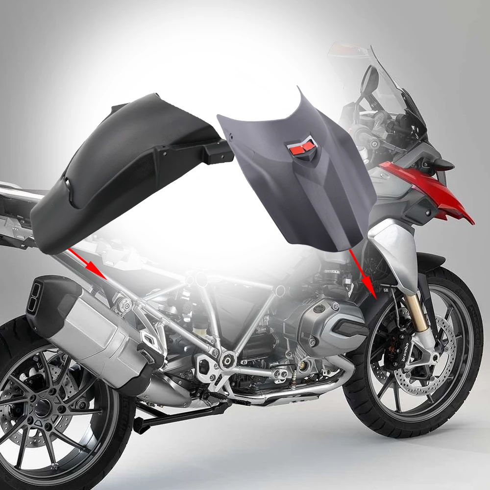 

Motorcycle Fender Wheel Extension Mudguard Front and Rear for BMW R1200GS R1200 GS/GSA LC 2014 2015 2016 motorbike accessories