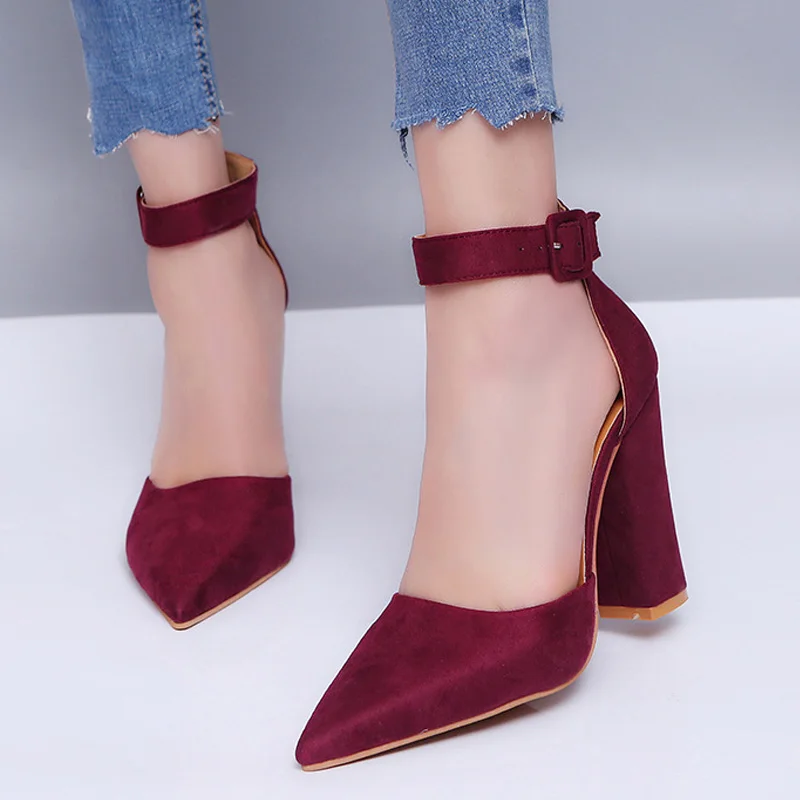 

Women Sandals Summer Women Shoes Block Heels Women Pumps Party High Heels Square Heel Sandals Women Heels Female Wedding Shoes