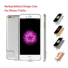 1500-2000mAh Slim Ultra Thin Rechargeable Battery Case For iPhone 7/ 7Plus External Backup Battery Charger Cover Power Bank Cas