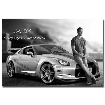 

Fast and Furious 7 Art Silk Fabric Poster Print 13x20 24x36 inch Paul Walker Movie Picture for Living Room Wall Decoration 004