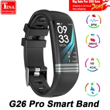 G26 Pro цветной экран умный Браслет фитнес-часы трекер активности водонепроницаемый смарт-браслет измеритель артериального давления браслет