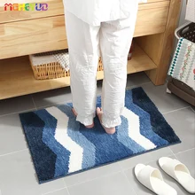 Винтажный геометрический ковер в полоску, классический стиль, мягкие, для гостиной, спальни, кухонные коврики, Нескользящие, для ванной, прямоугольник, напольный коврик