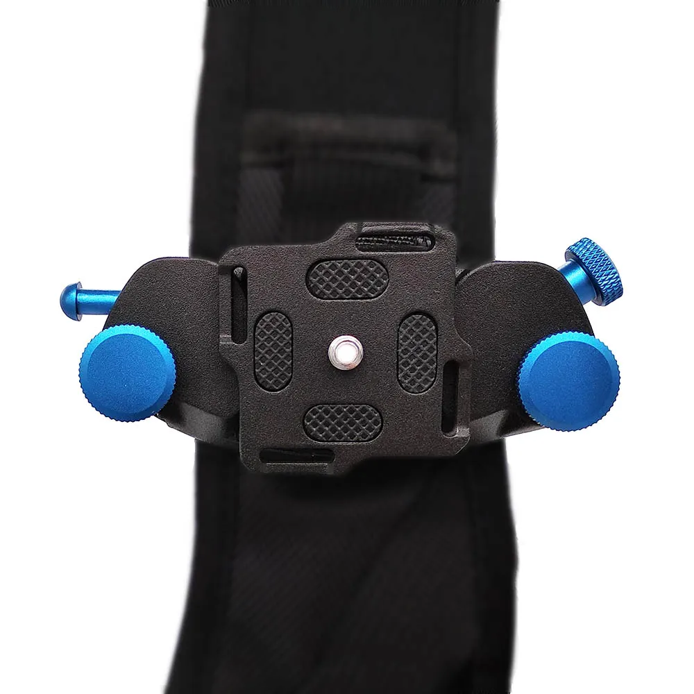

Kolivar Capture Camera Clip Aluminum Alloy Quick Release Clip with Plate With 1/4 Tripod Screws Strap Mount for DSLR Camera