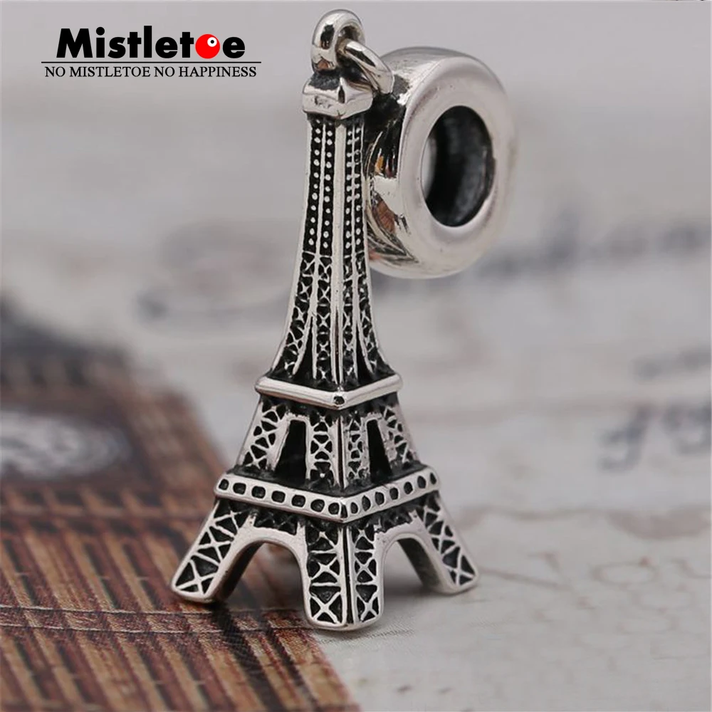

Authentic 925 Sterling Silver Eiffel tower Dangle Charms Fit European Bracelets Jewelry