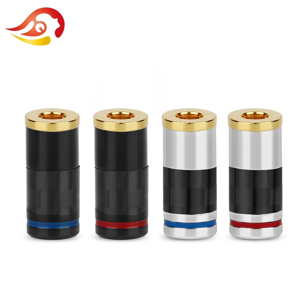 

QYFANG MMCX Female Audio Jack Earphone DIY Solder Wire Connector Line Cable Headphone Plugs For UE900 SE535 SE215 W10 W20 W30