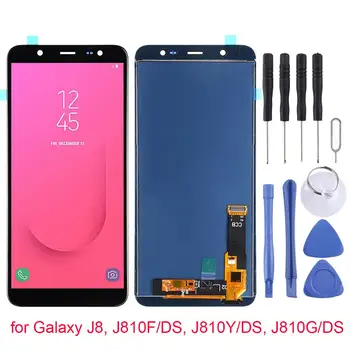 

For Samsung Galaxy J8, J810F/DS, J810Y/DS, J810G/DS(0 Screen LCD Display + Touch Screen Adjust Brightness J8, J810F Replacement