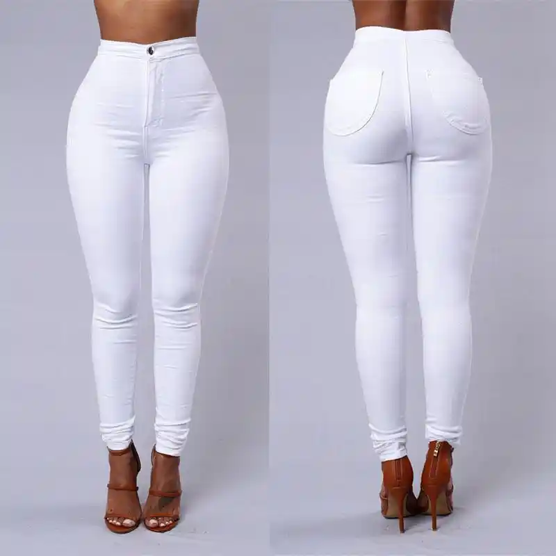 white plus size jeggings
