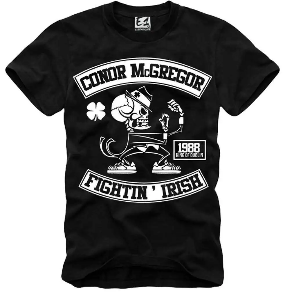 Мужская футболка с коротким рукавом Conor Mcgregor Muay Thai Floyd Boxen повседневная забавная