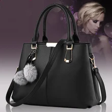 Hot sale 2016 All Seasons Genuine Leather Women Bags Famous Brand Real Leather Handbags Ladies Casual handbag