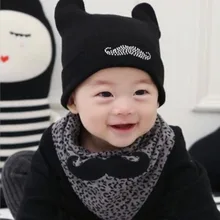 Регулируемое детское треугольное полотенце с двумя пуговицами, двойное трикотажное хлопковое детское черное борода шарф, всасывающее полотенце-нагрудник wd12