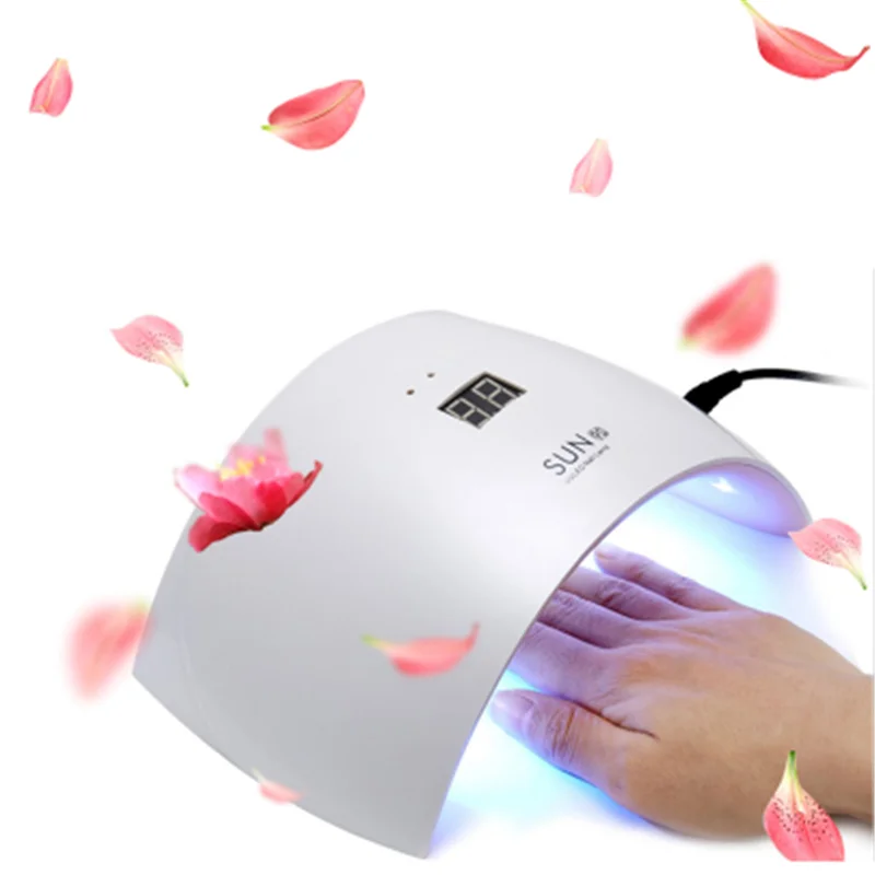 

SUN9s Plus 24W UV LED Nail Lamp 15 LEDs Nail Dryer for All Gels with 30s/60s Button Perfect Thumb Solution