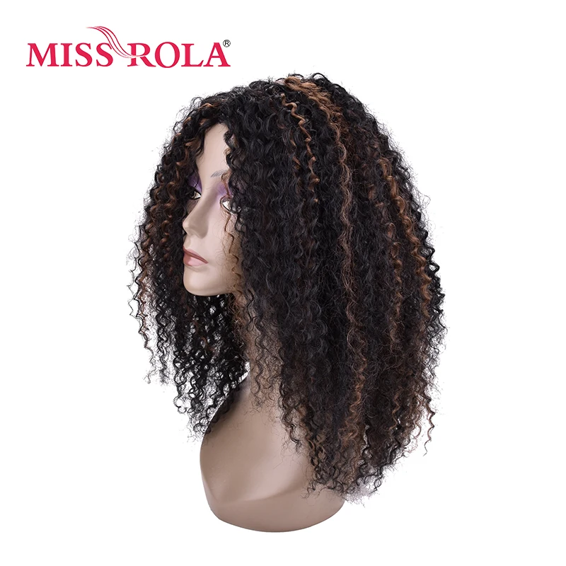 МИСС ROLA синтетические Для женщин Искусственные парики# hl1b-30 Kanekalon Волокно Искусственные Парики 14 дюймов средней длины вьющиеся волосы Искусственные парики 2 цвета