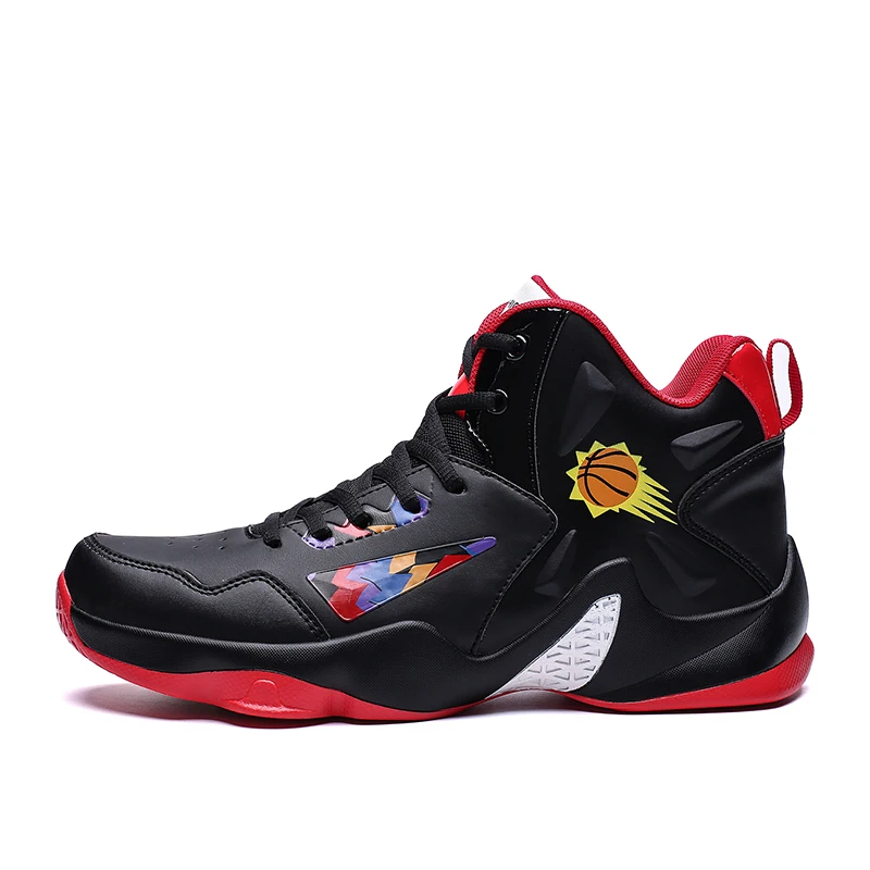 

Men's new fashion personality casual sports shoes antiskid wear - resistant shock - absorbing large size men's basketball shoes