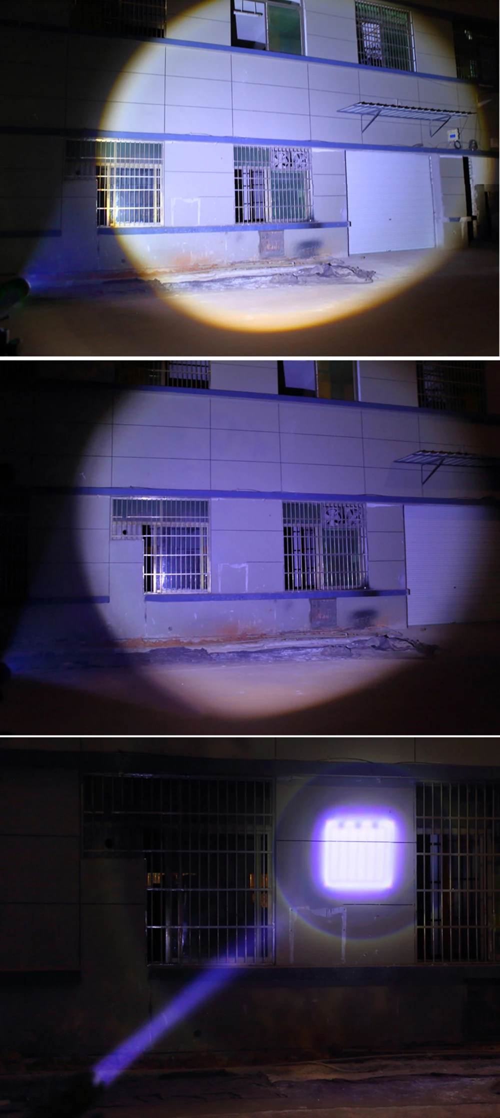 Sale Bicycle light 4 color LED portable flashlight built-in rechargeable lithium battery USB charging waterproof zoom 3 mode lighting 20