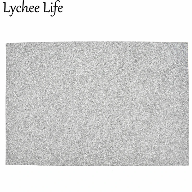 Lychee Life A4 блестящая фетровая ткань 30x21 см цветная блестящая ткань DIY Ручная работа швейная одежда аксессуары для одежды поставки