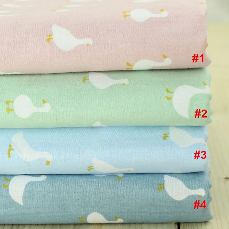 

100 * 160cm cartoon series 100% cotton twill fabric with duck print, bedding, baby's infant handmade cloth CR-721