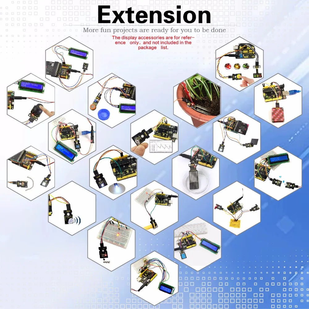 Новинка! Keyestudio 48 В 1 датчик стартовый набор с подарочной коробкой для Arduino DIY проектов(48 шт датчик s