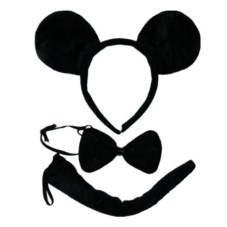 Mouse Ears and Tail Set Fancy Dress Accessory - DS157
