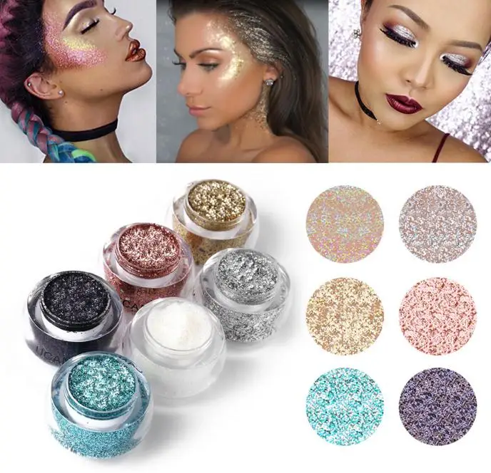 Koop UCANBE Hot Gezicht Makeup Kit Body Glitter Pasta