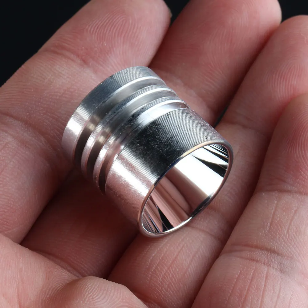 1 шт Алюминий Гладкий Рефлектор Для Cree XM L XP G E излучатели отражатель SMO|aluminum