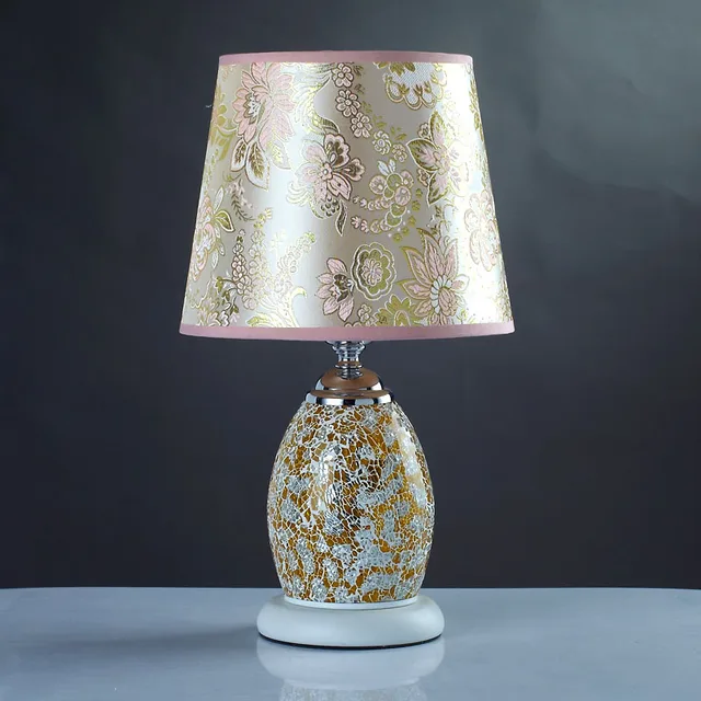 AC90 260V Wedding marriage room desk lamp red table lamp living room