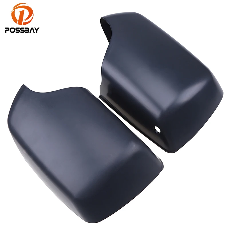 

POSSBAY Matte Black Car Side Door Rear View Mirror Cover Shell Trim for BMW X5 E53 3.0d/3.0i/4.4i/4.6is/4.8is 1999-2006
