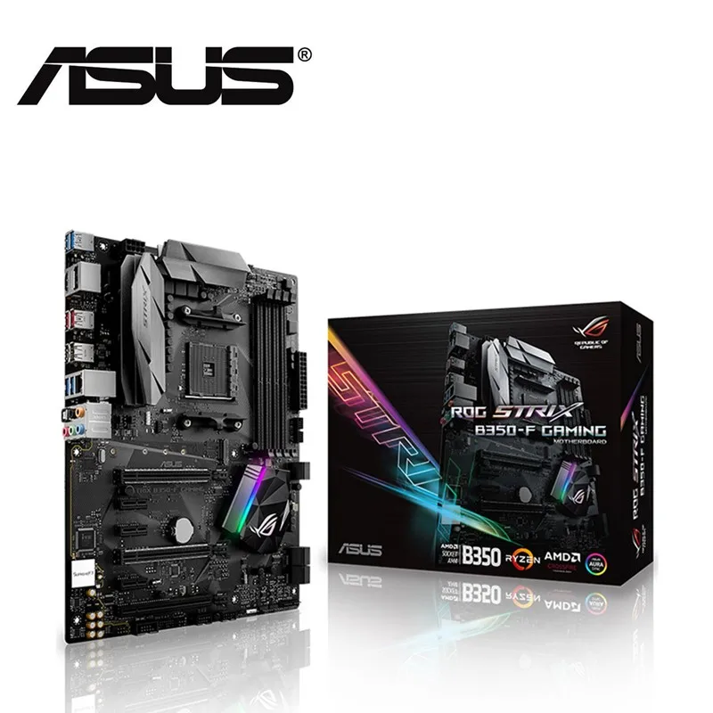 

FULL NEW Asus ROG STRIX B350-F GAMING Motherboard REPUBLIC OF GAMERS AMD B350 socket AM4 Desktop Motherboard