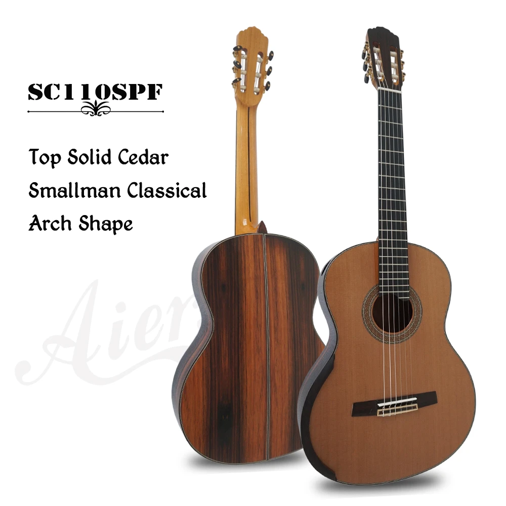 Aiersi Brand Master Level Raised Fretboard Java Ebony Lattic Bracing