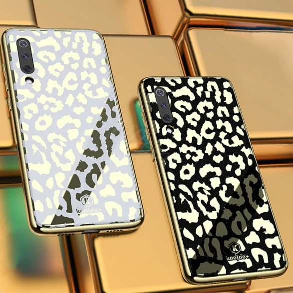 

Phone Case for Xiaomi Mi 9 8 SE Lite Explorer Cover Shining Glitter Leopard Spot Soft TPU Silicon Frame Case for Mi 8 9 Se Cover