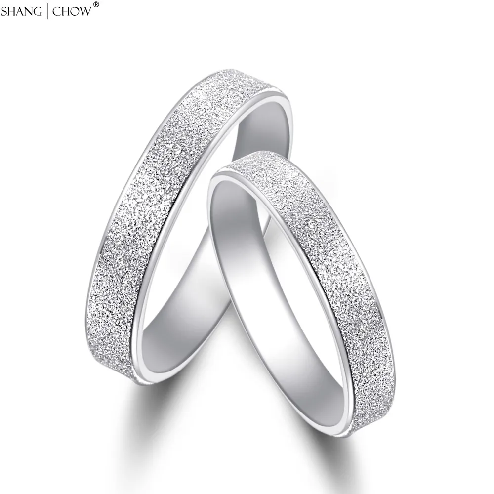 

Shang Chow Jewelry Fashion romantic Lover Gift Authentic 925 Sterling Silver Couple Ring Size 8-10 Lifetime warranty