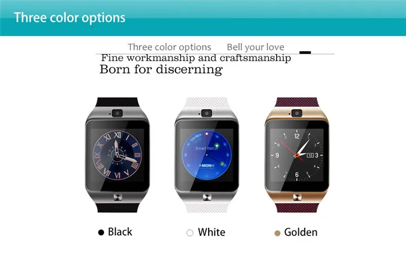 Модные часы Smart Watch DZ09 sim телефон часы Bluetooth Smartwatch Поддержка TF карты GSM вызова Bluetooth 3,0 для IOS A