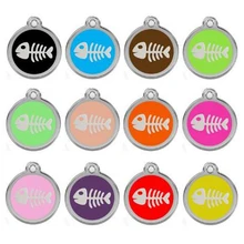 30 мм цинкового сплава Pet бирки, смешанные цвета Собака Именные Бирки, DHL, 600 шт/партия Горячая Жетоны для питомцев! Рыба форма собака автомобиль Pendasnt