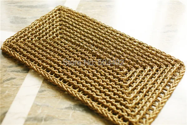 Hand Woven Watergrass Door Mat Grass Mat Home Mat Bathroom Mat Non